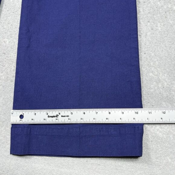 J. Crew Pant Womens Size 29 Blue High-Rise Pockets Wide-Leg Pant NWT Linen Blend - Picture 7 of 11